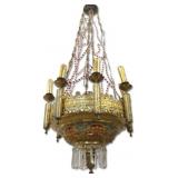 Antique Gilt Bronze & Enameled Decorated