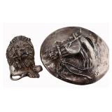 JEWELRY. Jack SWANSON Sterling Belt Buckle.