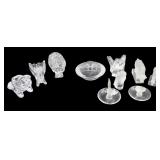 Lalique, Steuben, Vannes Glass Figure Grouping