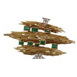JEWELRY. Andrew Grima 18kt Gold, Emerald, and