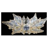 Lalique Champs-Elysees Golden Crystal Bowl.
