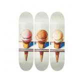 WAYNE THIEBAUD & THE SKATEROOM SKATEBOARD DECKS.