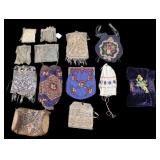 Group of (13) Vintage/Antique Beaded Minaudieres.