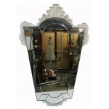 Midcentury Venetian Style Mirror.