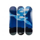 RENE MAGRITTE & THE SKATEROOM SKATEBOARD DECKS.