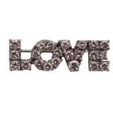 JEWELRY. Don Claflin for Tiffany Diamond LOVE