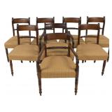 Set of 8 Regency Mahogany Chairs.