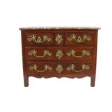 Fine 18th Century Bronze Mounted Marbletop Commode