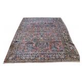 Vintage And Finely Hand Knotted Carpet.