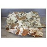 Vintage & Large 2 Tone Root Table / Console.