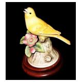 Andrea Sadek Yellow Canary on wood stand 6"