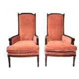 Pair vintage Broyhill occasional chairs