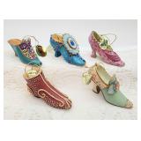 Ashton Drake resin shoe ornaments