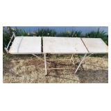 Van Wagoner American steel dropleaf table