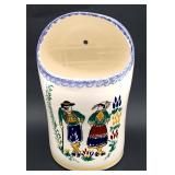 Quimper Ceramiques France wall vase
