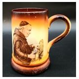 Limoges porcelain monk mug