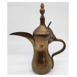 Turkish brass pitcher