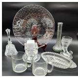 Crystal and glassware lot
