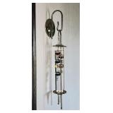 Vintage Galileo thermometer on hanging bracket