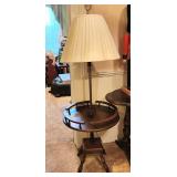 Vintage wooden table lamp