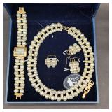 Stauer ladies fashion jewelry set like new