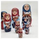 Wooden nesting doll