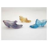 Fenton glass shoe lot
