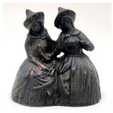Unique double clapper cast iron bell