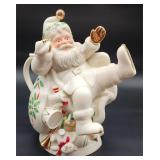 Lenox Holiday Santa teapot