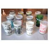 Vintage souvenir glasses
