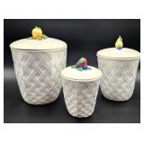 Lenox Orchards  in Bloom canisters