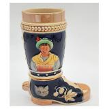 German cowboy boot mug