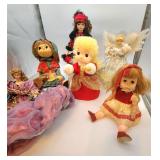 Doll & angel lot