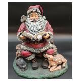 Large handmade ceramic Santa