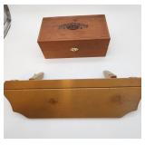 Wooden shelf & box