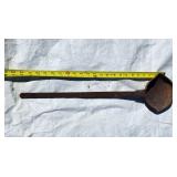 Antique lead ladle large