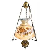 Vintage hanging lamp w long chain cord