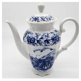 Bavarian porcelain coffee pot