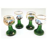 German Bockling beehive stem glasses