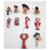 Betty Boop Christmas ornaments some rare