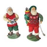 Golfing & fishing Santa