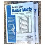 2 Builders Edge gable vents nib