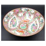 Rose famille 8" porcelain bowl Hong Kong