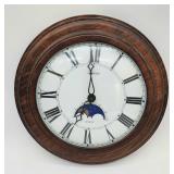 Sunbeam moon phase quartz wall clock working