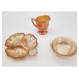 Marigold carnival glass