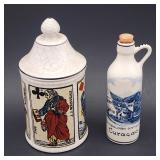 Porcelain apothecary jars