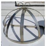 Wrought iron pot rack kitchenware