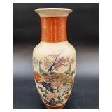 Japanese Satsuma porcelain vase
