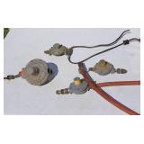 Lot propane gas regulators