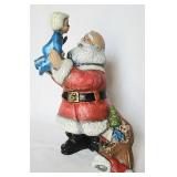 Ceramic Santa w child